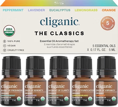 Cliganic Organic Essential Oils Set — Personal Care product