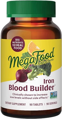 MegaFood Blood Builder Iron Supplement — Supplements product